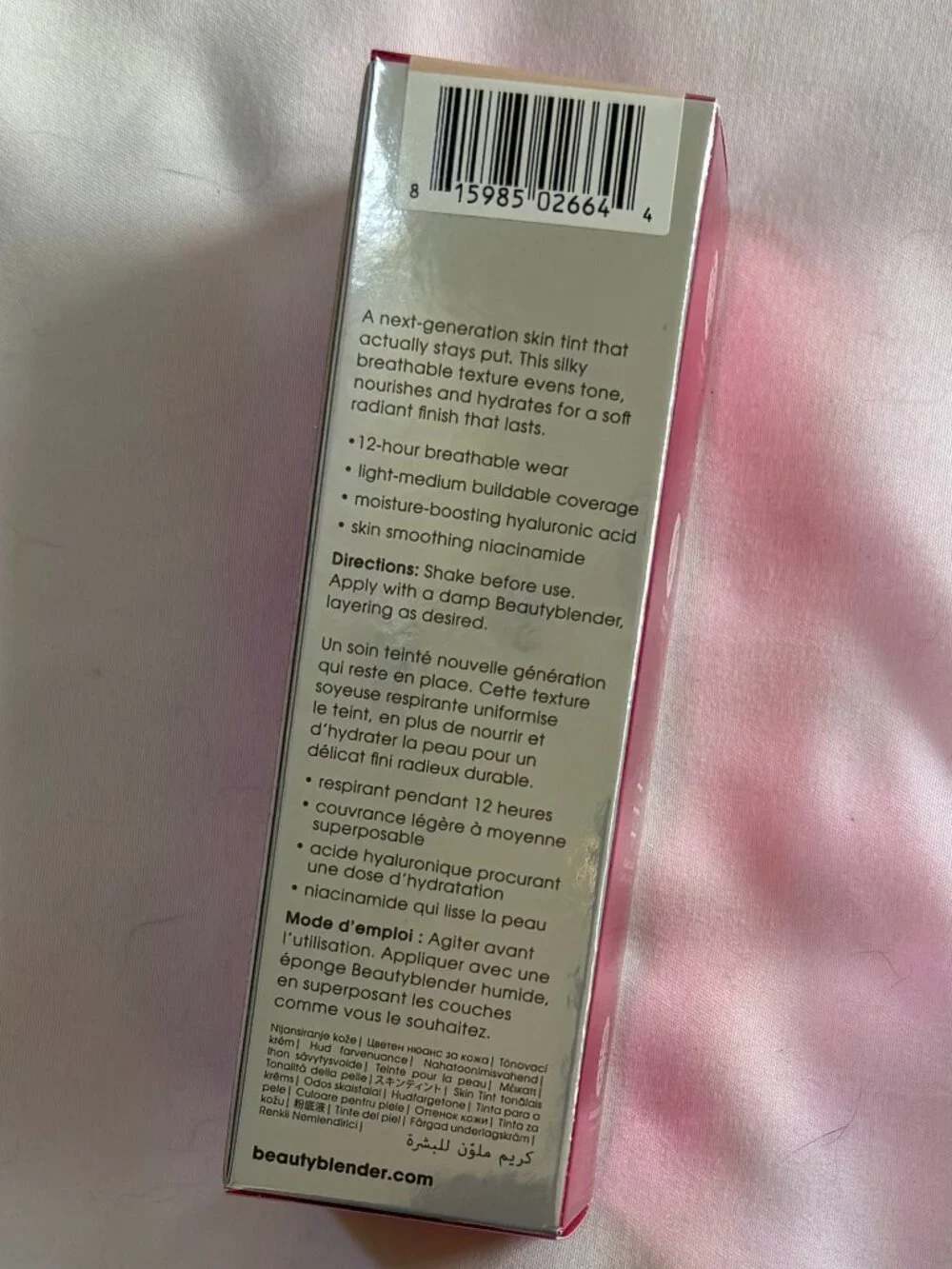 BeautyBlender Bounce Skin Tint, Always Radiant Foundation, Light 1